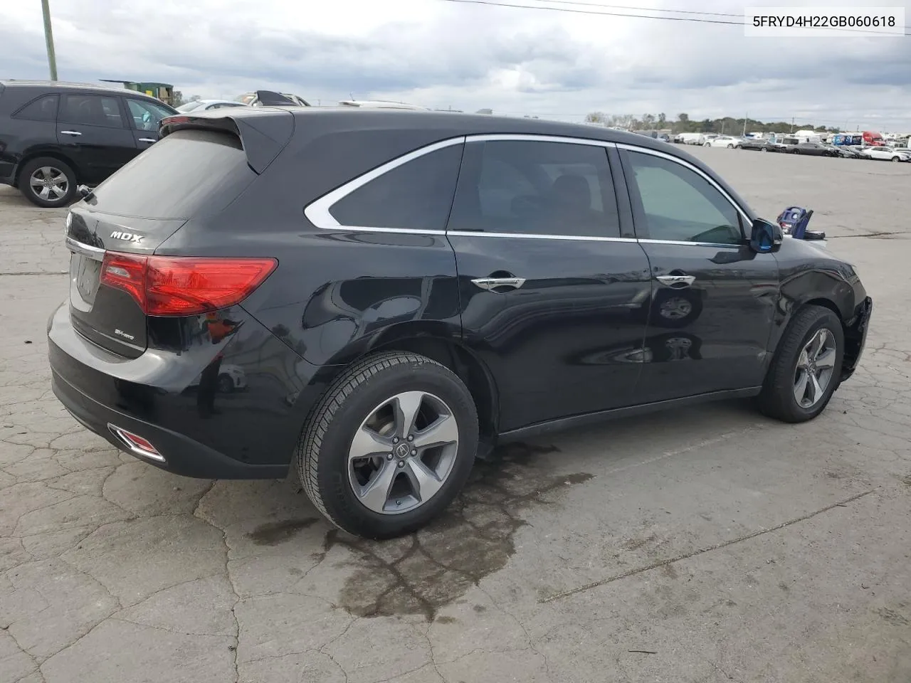 2016 Acura Mdx VIN: 5FRYD4H22GB060618 Lot: 75773714