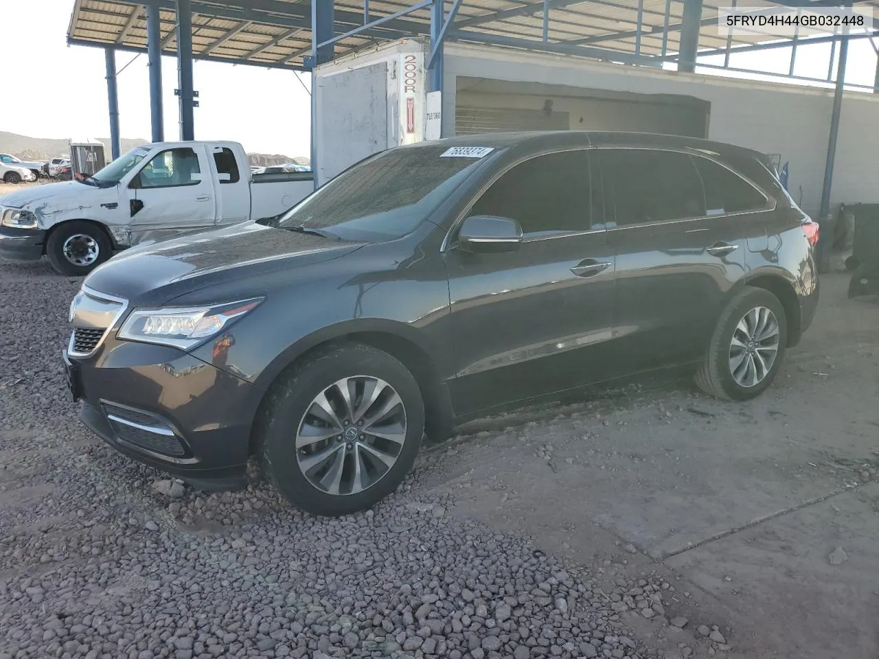 2016 Acura Mdx Technology VIN: 5FRYD4H44GB032448 Lot: 76839374