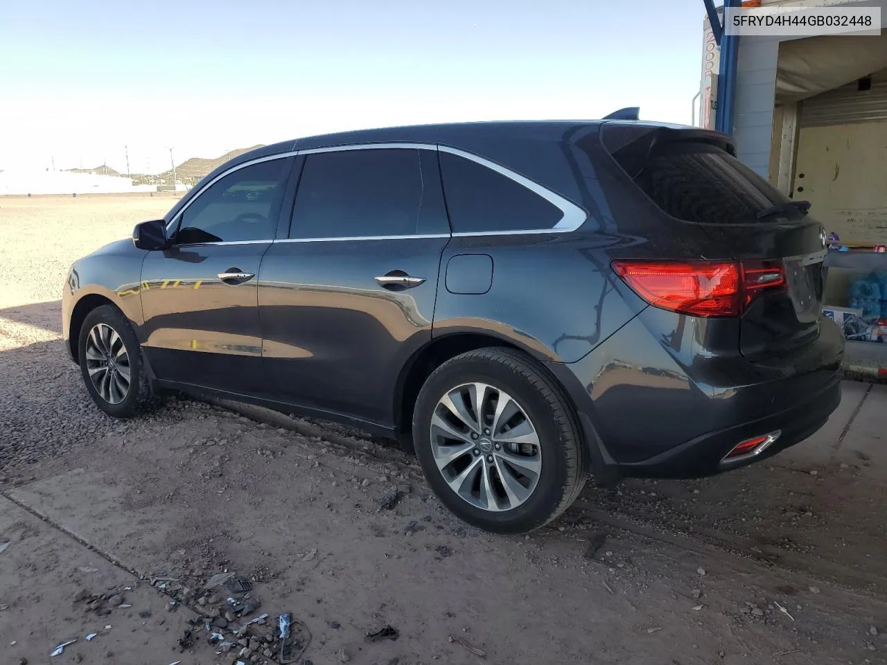 2016 Acura Mdx Technology VIN: 5FRYD4H44GB032448 Lot: 76839374