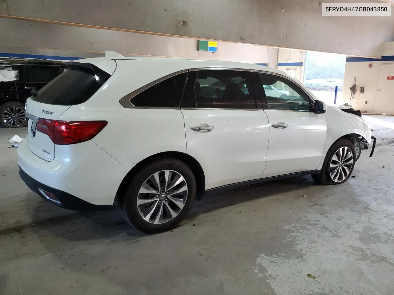 2016 Acura Mdx Technology VIN: 5FRYD4H47GB043850 Lot: 77425364