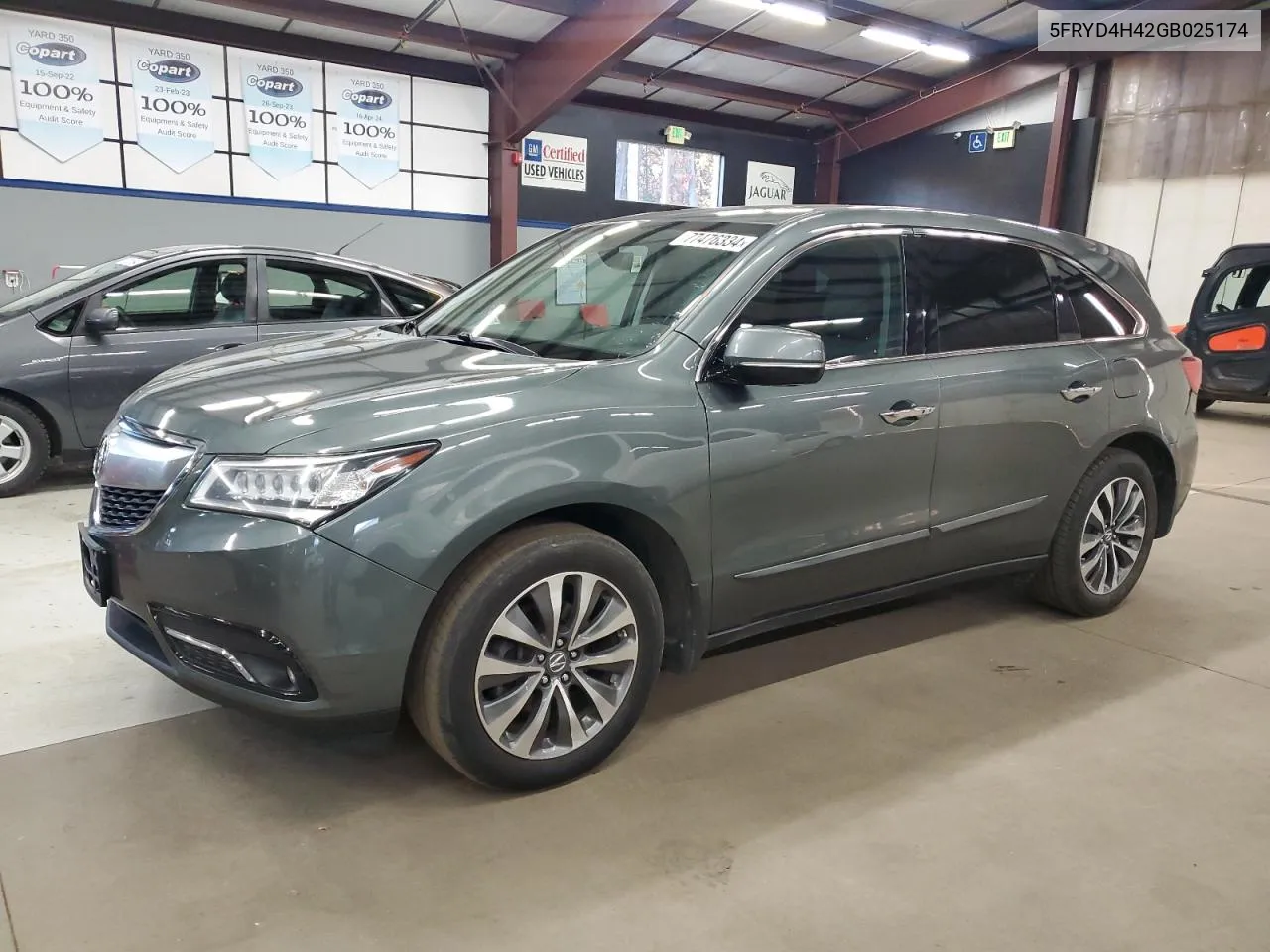 2016 Acura Mdx Technology VIN: 5FRYD4H42GB025174 Lot: 77476334