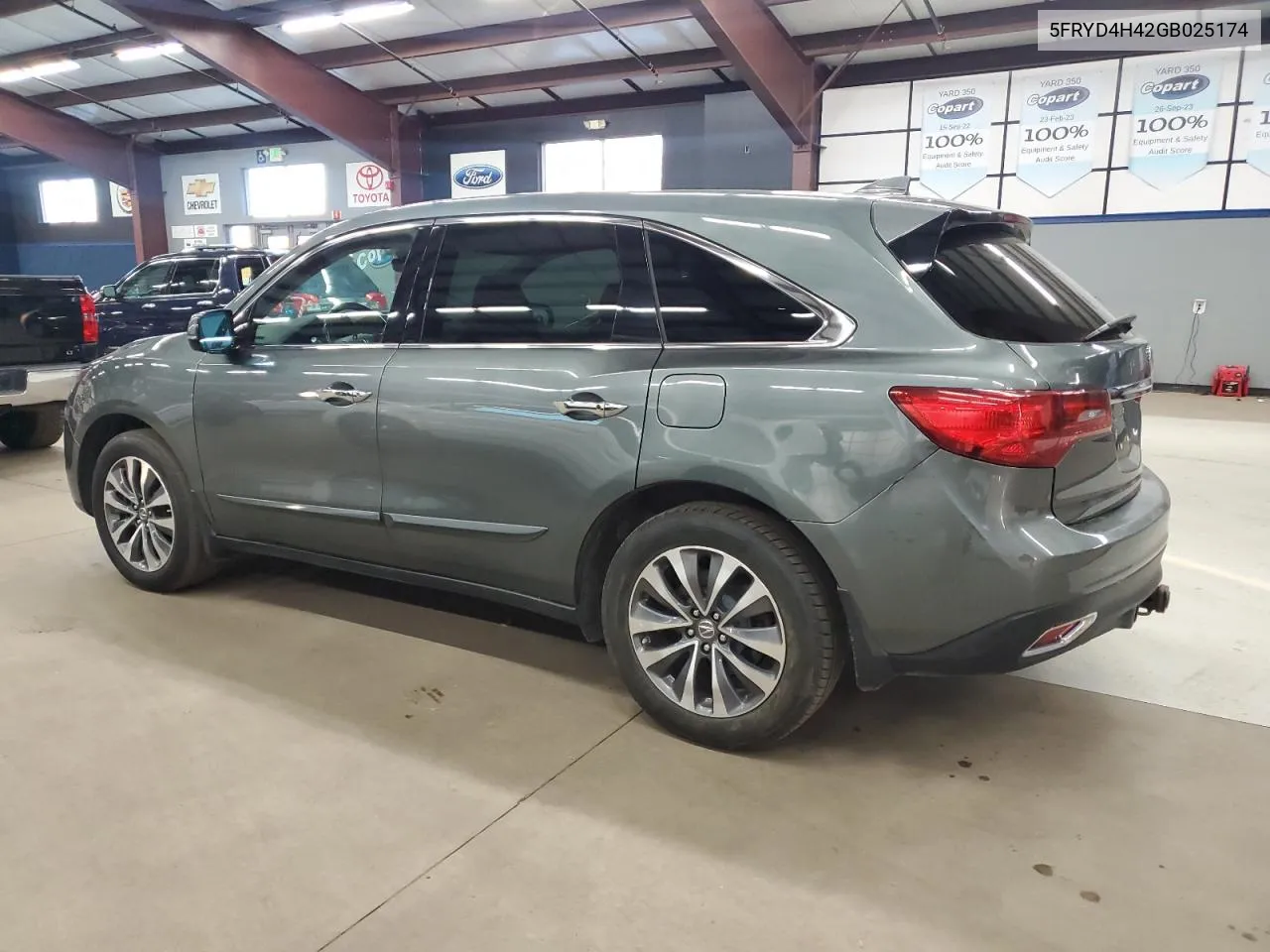 2016 Acura Mdx Technology VIN: 5FRYD4H42GB025174 Lot: 77476334