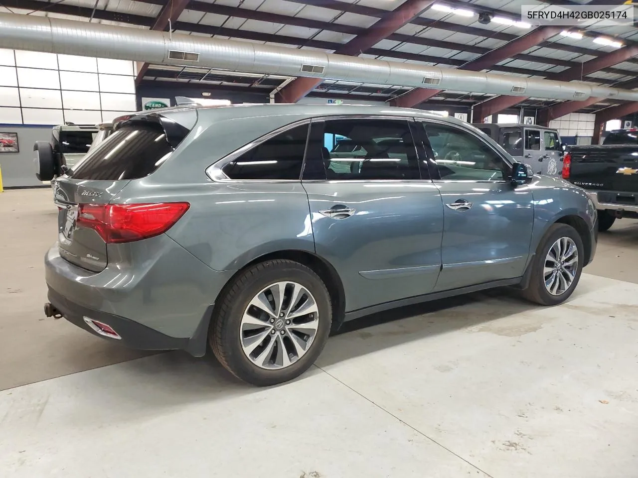 2016 Acura Mdx Technology VIN: 5FRYD4H42GB025174 Lot: 77476334