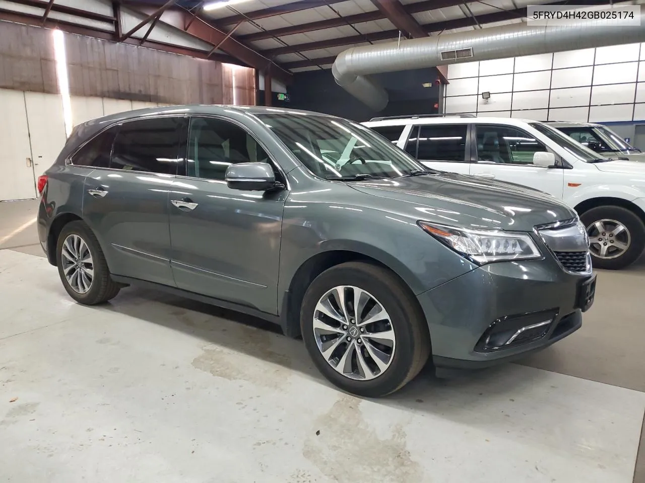 2016 Acura Mdx Technology VIN: 5FRYD4H42GB025174 Lot: 77476334