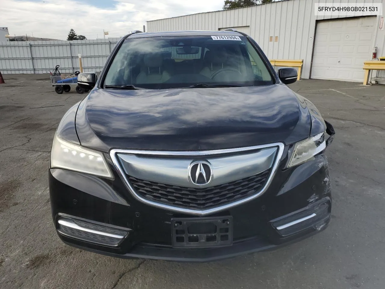 2016 Acura Mdx Advance VIN: 5FRYD4H98GB021531 Lot: 77612994