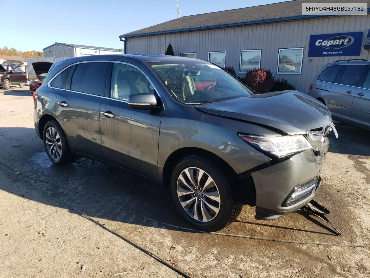 5FRYD4H48GB037152 2016 Acura Mdx Technology