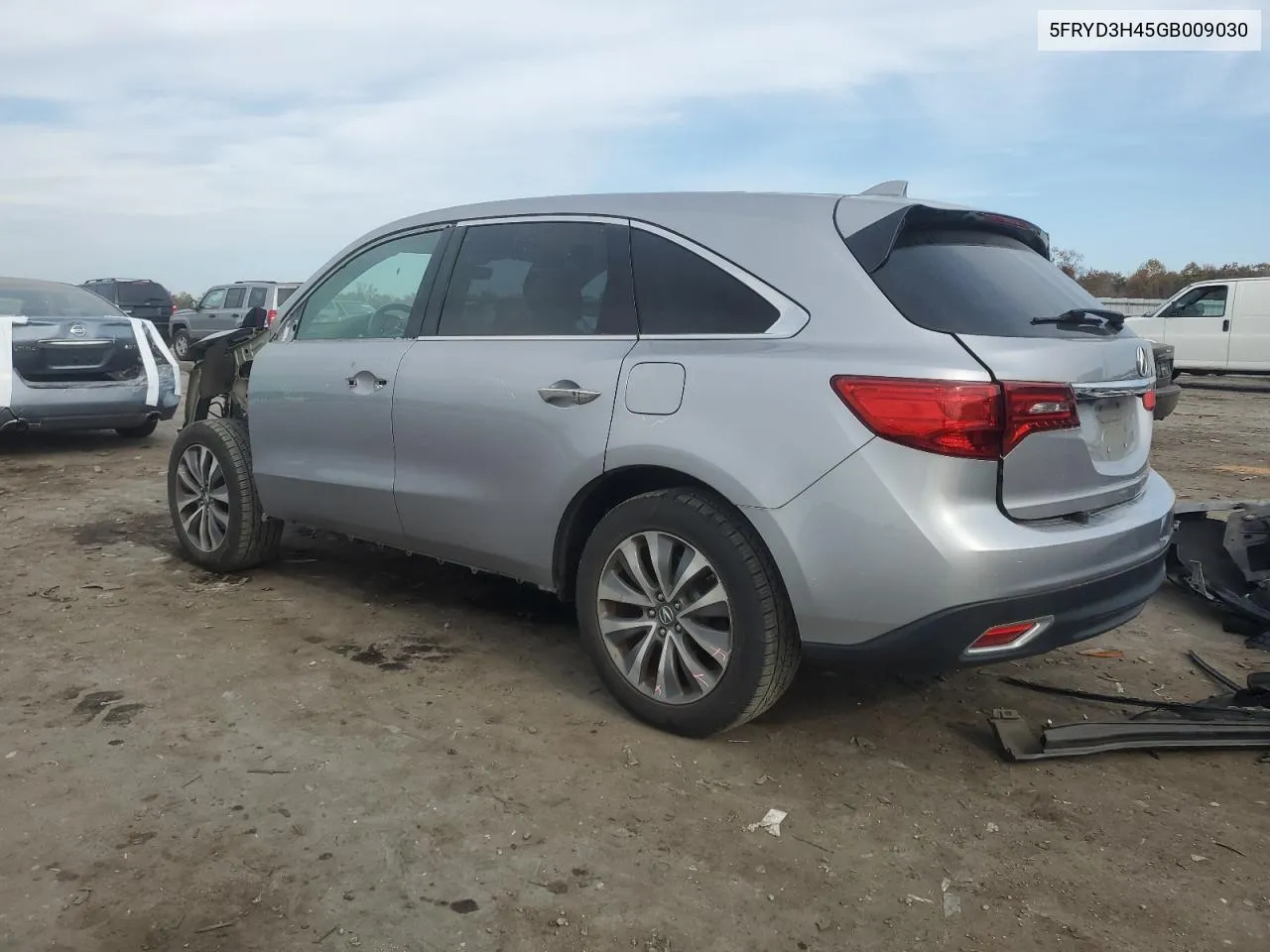 2016 Acura Mdx Technology VIN: 5FRYD3H45GB009030 Lot: 78215814