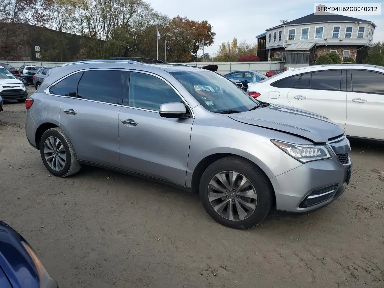 2016 Acura Mdx Technology VIN: 5FRYD4H62GB040212 Lot: 78356244