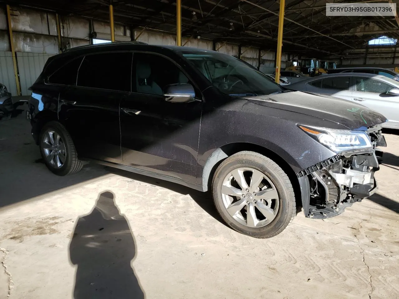 2016 Acura Mdx Advance VIN: 5FRYD3H95GB017396 Lot: 78740674