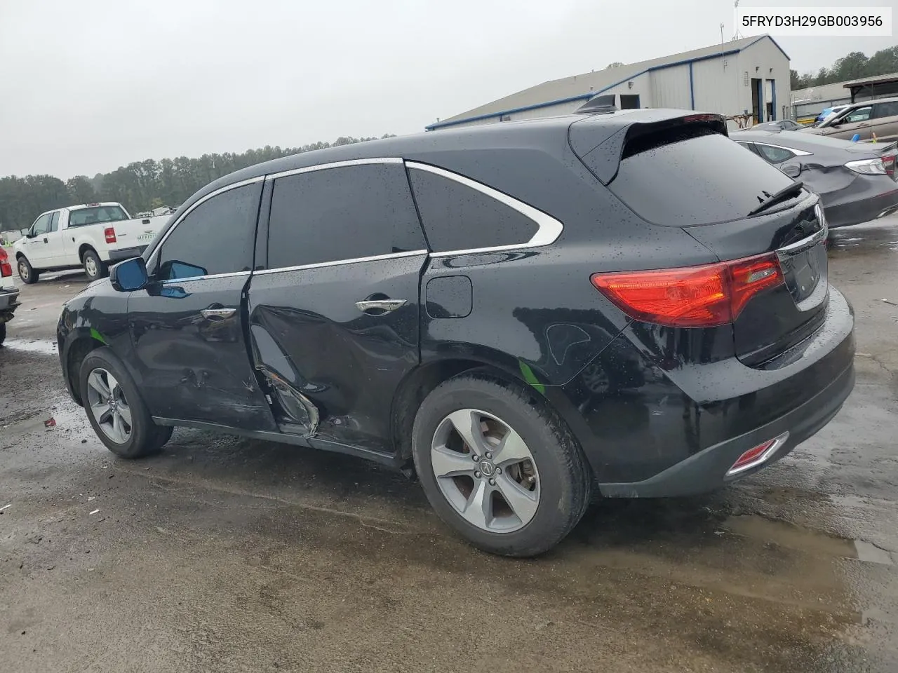 2016 Acura Mdx VIN: 5FRYD3H29GB003956 Lot: 79009184