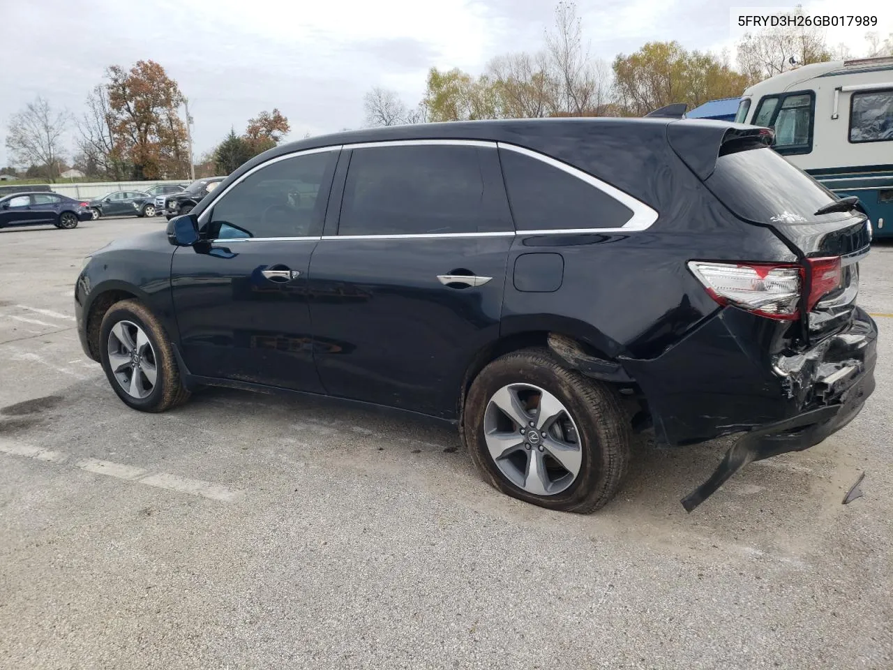 2016 Acura Mdx VIN: 5FRYD3H26GB017989 Lot: 79490534