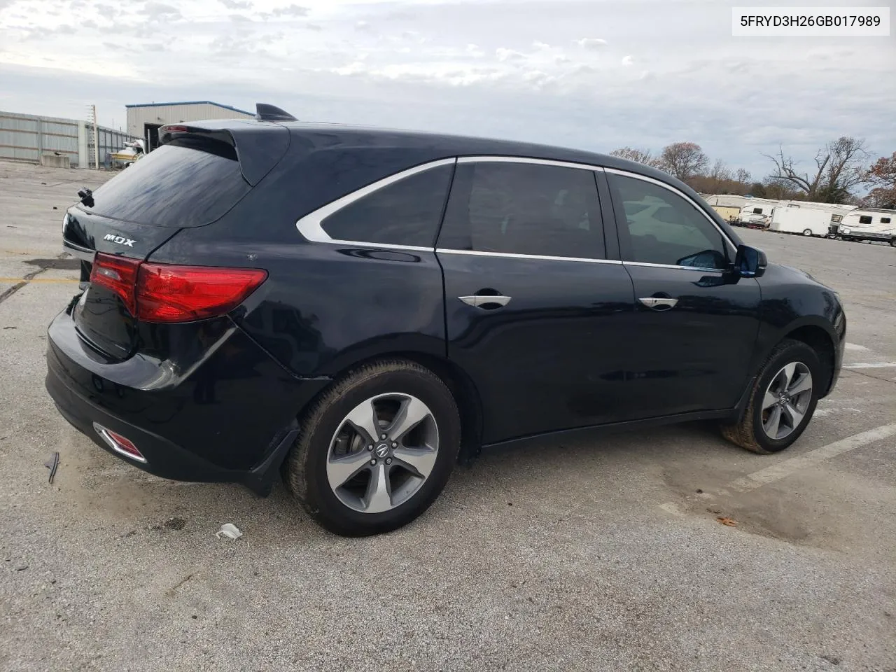 2016 Acura Mdx VIN: 5FRYD3H26GB017989 Lot: 79490534