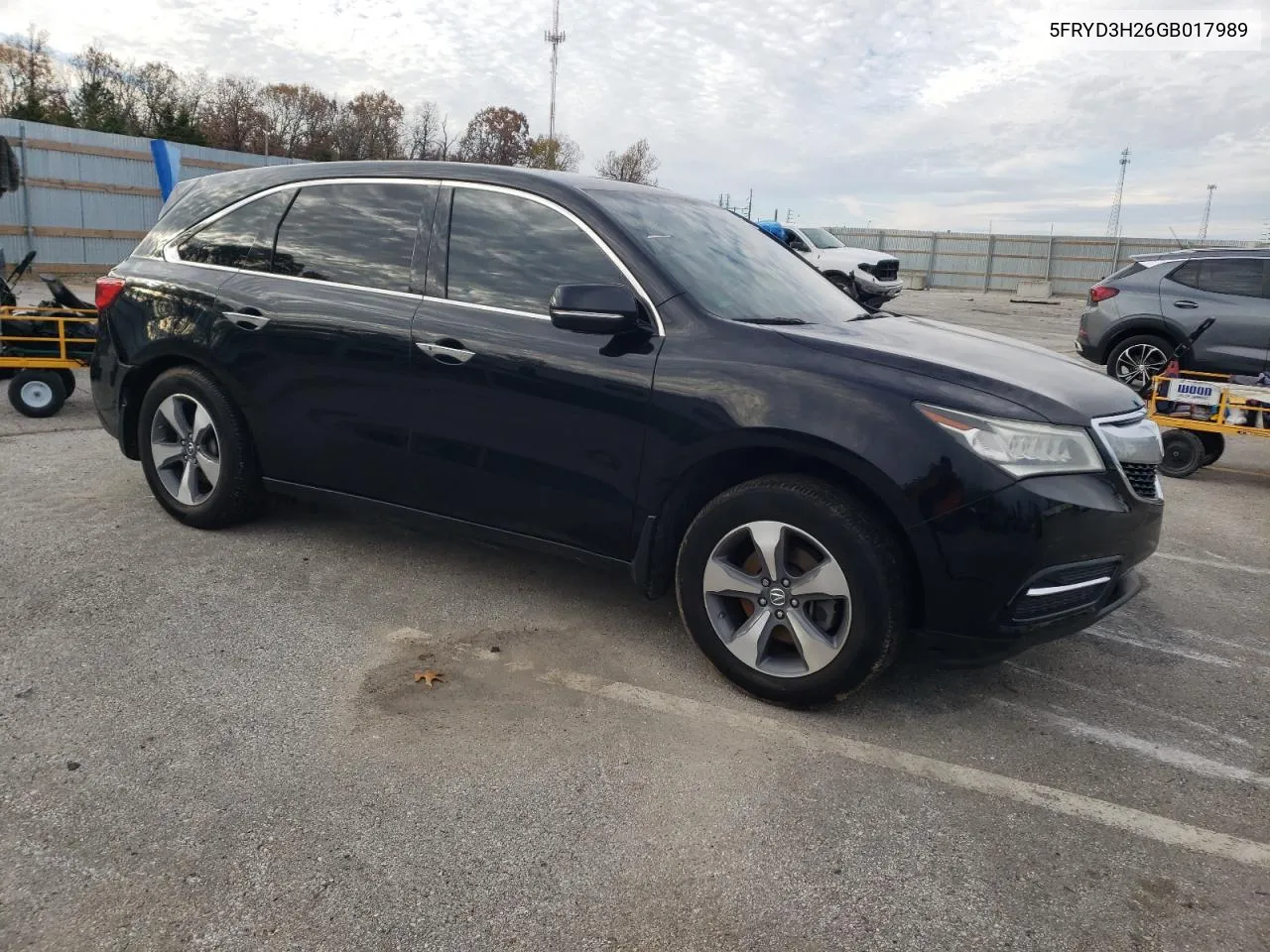 2016 Acura Mdx VIN: 5FRYD3H26GB017989 Lot: 79490534