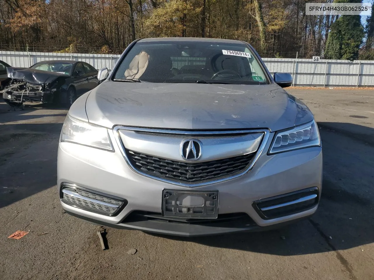 2016 Acura Mdx Technology VIN: 5FRYD4H43GB062525 Lot: 79496914