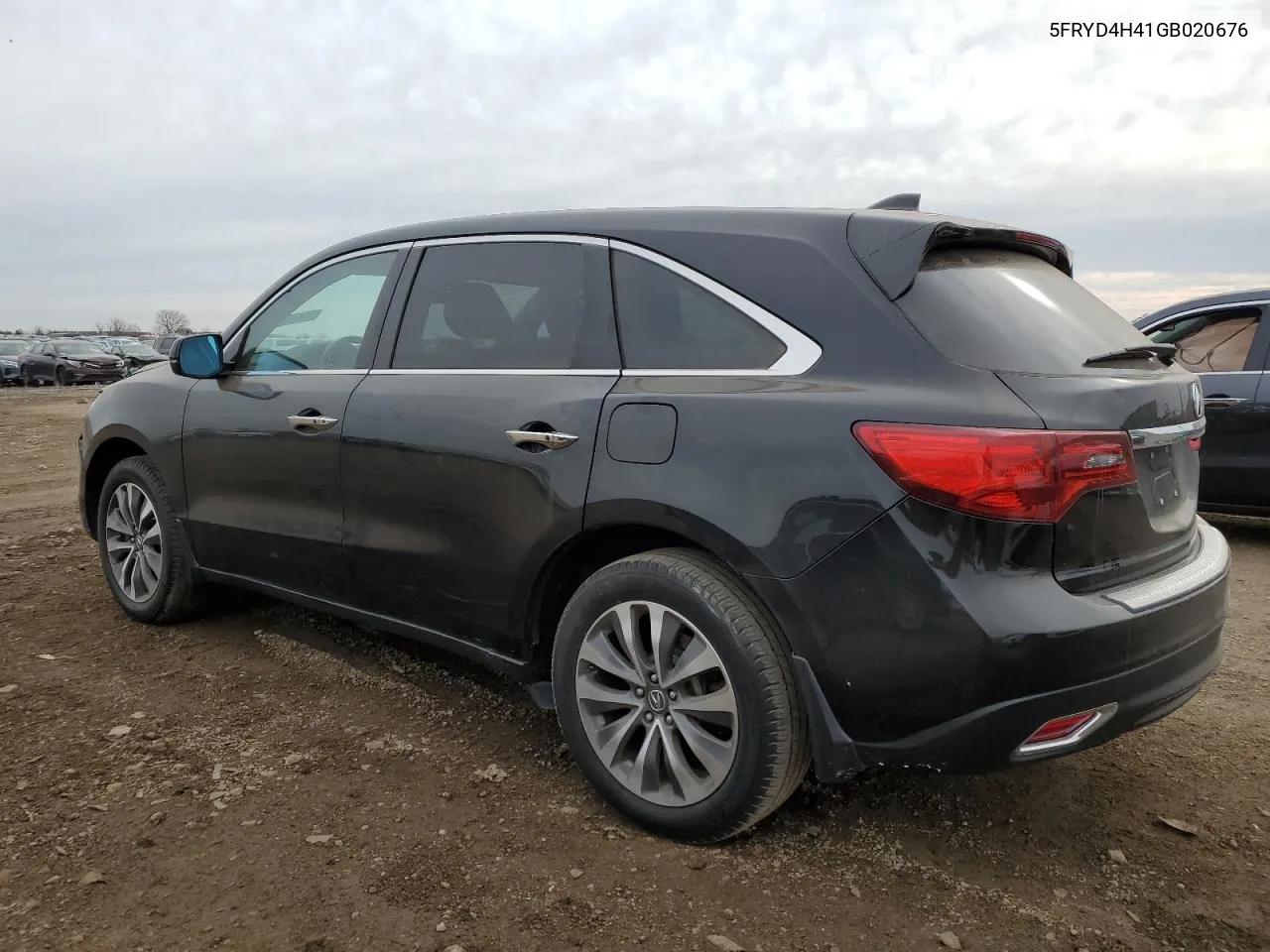 2016 Acura Mdx Technology VIN: 5FRYD4H41GB020676 Lot: 80489054