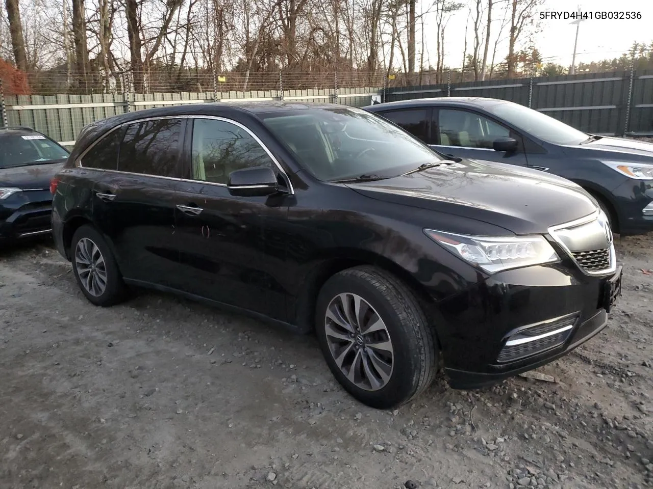 2016 Acura Mdx Technology VIN: 5FRYD4H41GB032536 Lot: 80929304