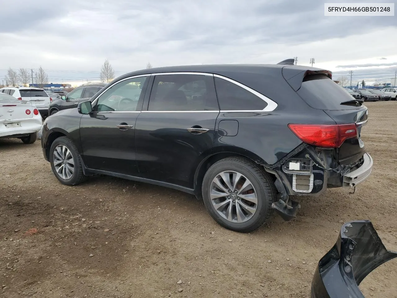 2016 Acura Mdx Technology VIN: 5FRYD4H66GB501248 Lot: 80947434