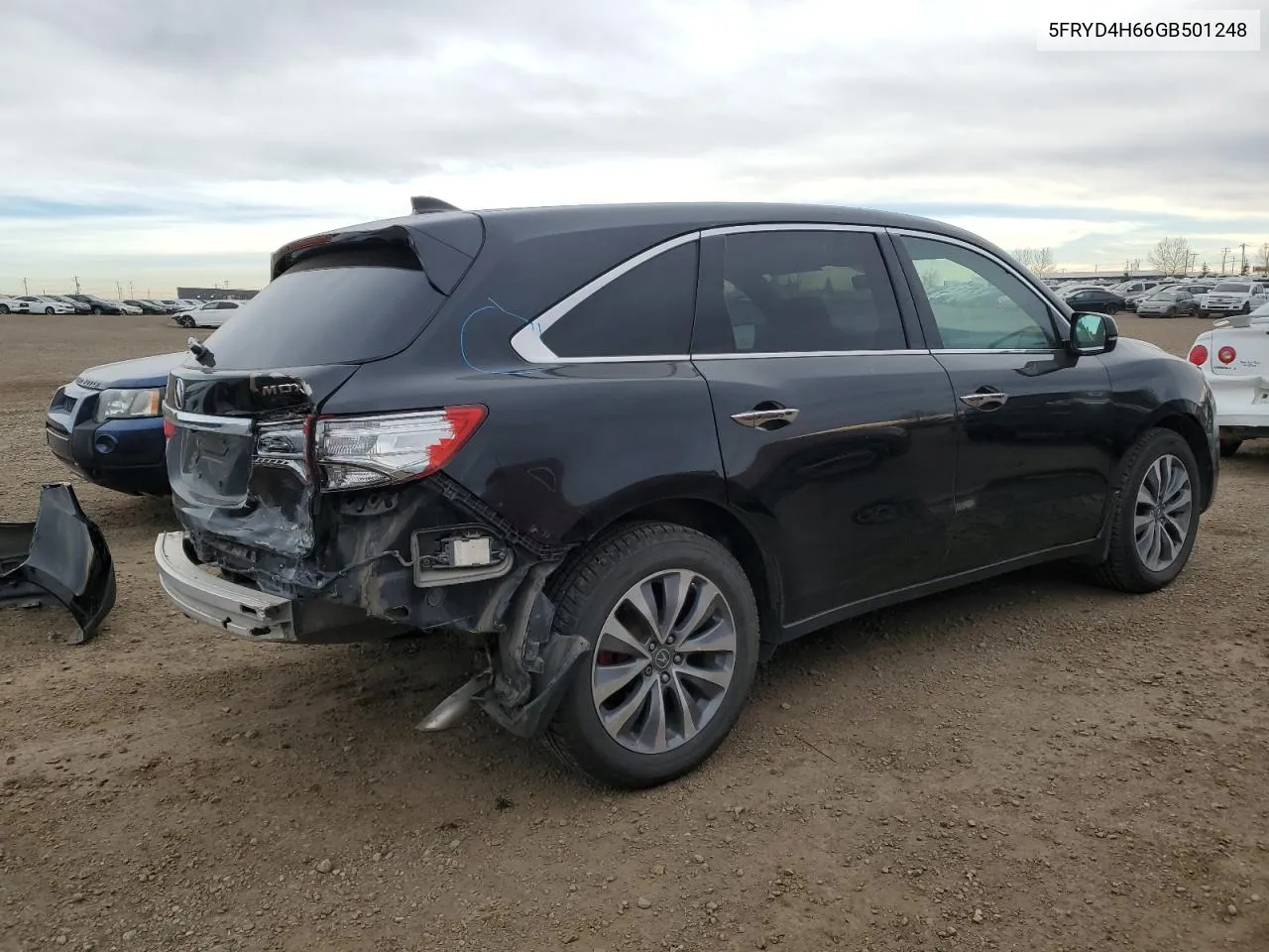 2016 Acura Mdx Technology VIN: 5FRYD4H66GB501248 Lot: 80947434