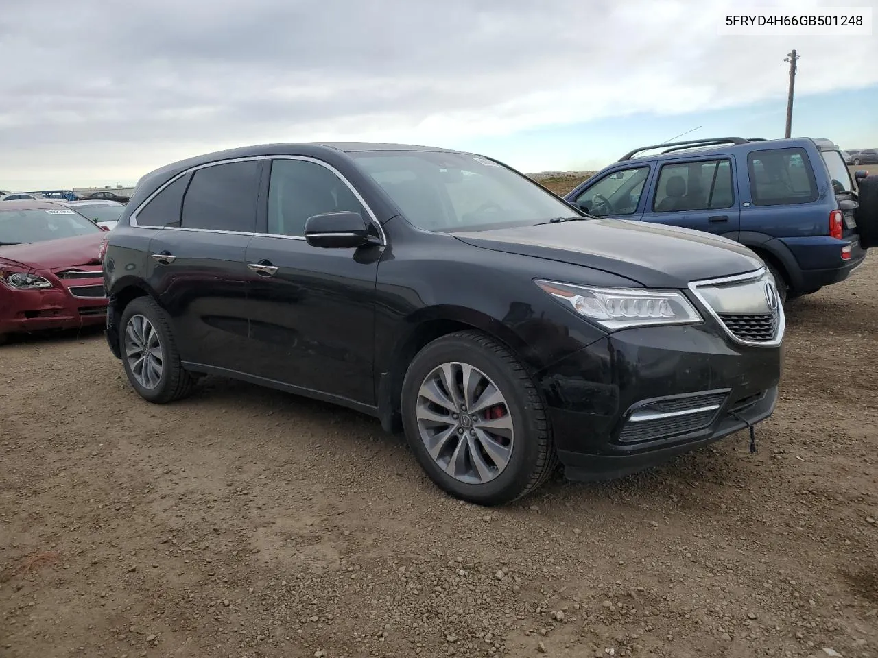 2016 Acura Mdx Technology VIN: 5FRYD4H66GB501248 Lot: 80947434