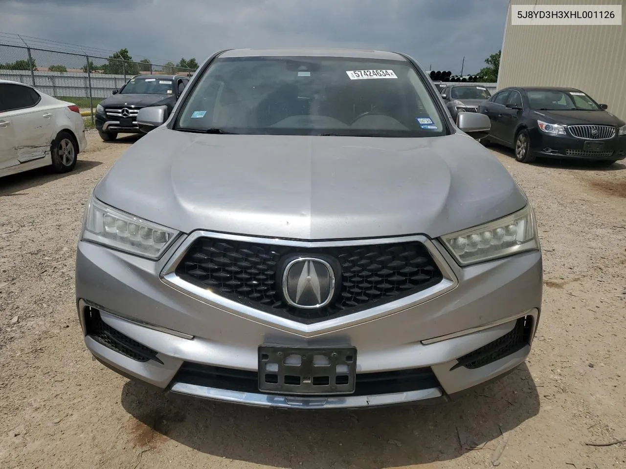 5J8YD3H3XHL001126 2017 Acura Mdx