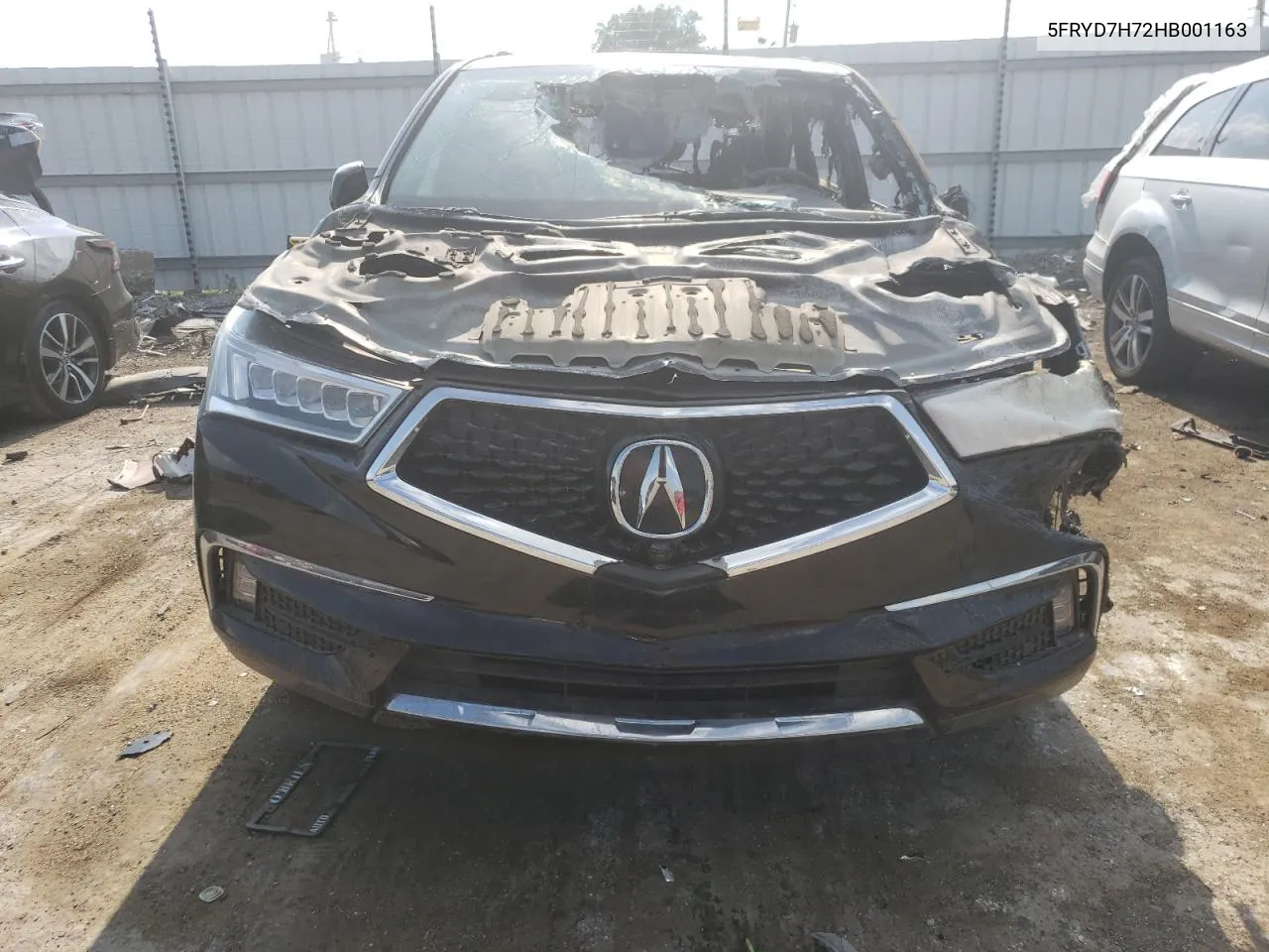 2017 Acura Mdx Sport Hybrid Advance VIN: 5FRYD7H72HB001163 Lot: 58867064