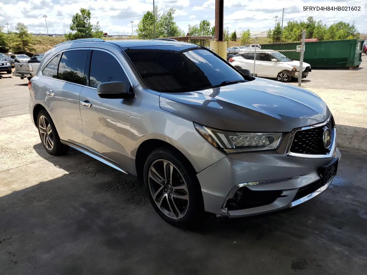 2017 Acura Mdx Advance VIN: 5FRYD4H84HB021602 Lot: 59741794