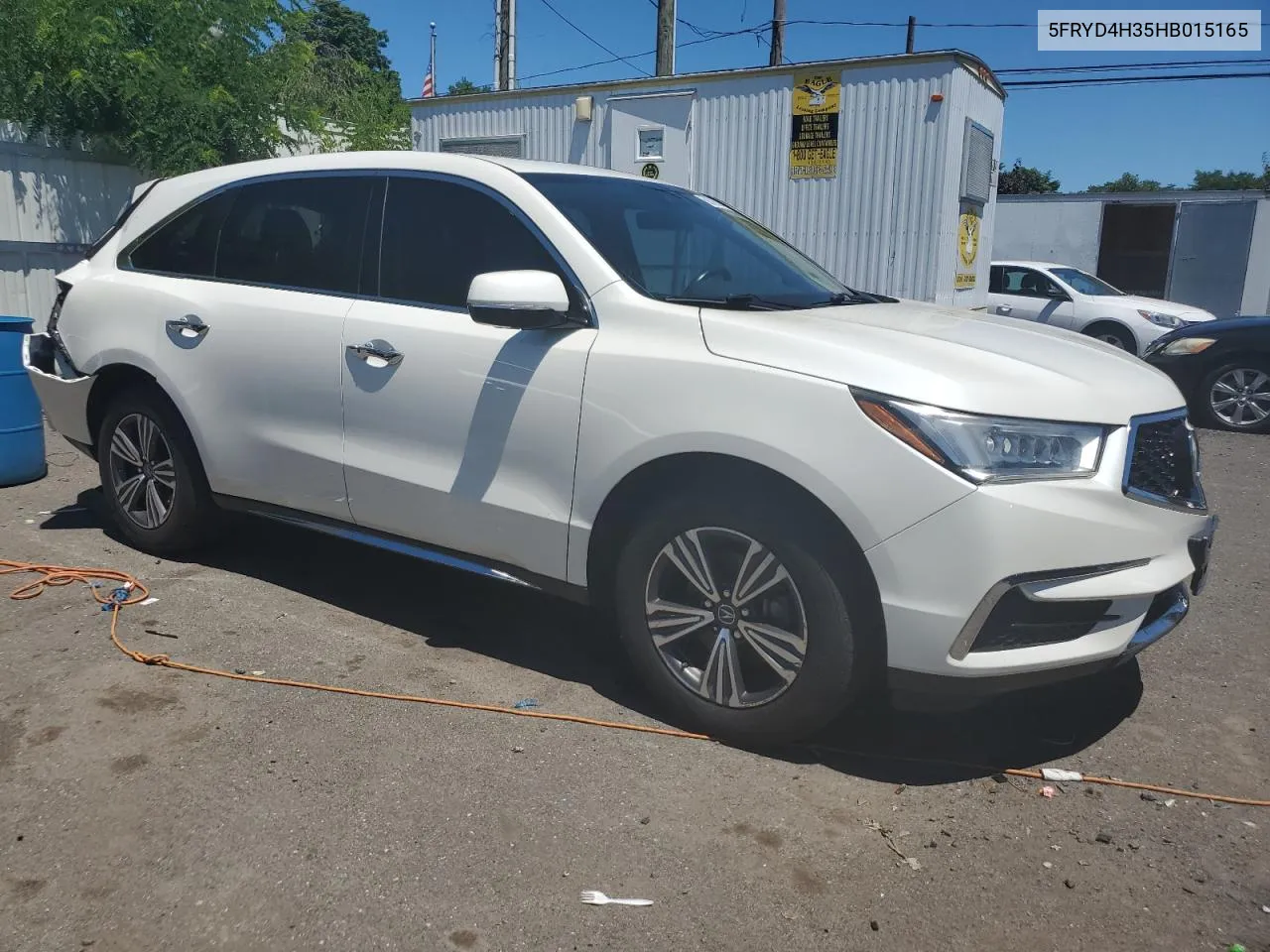 2017 Acura Mdx VIN: 5FRYD4H35HB015165 Lot: 60396274