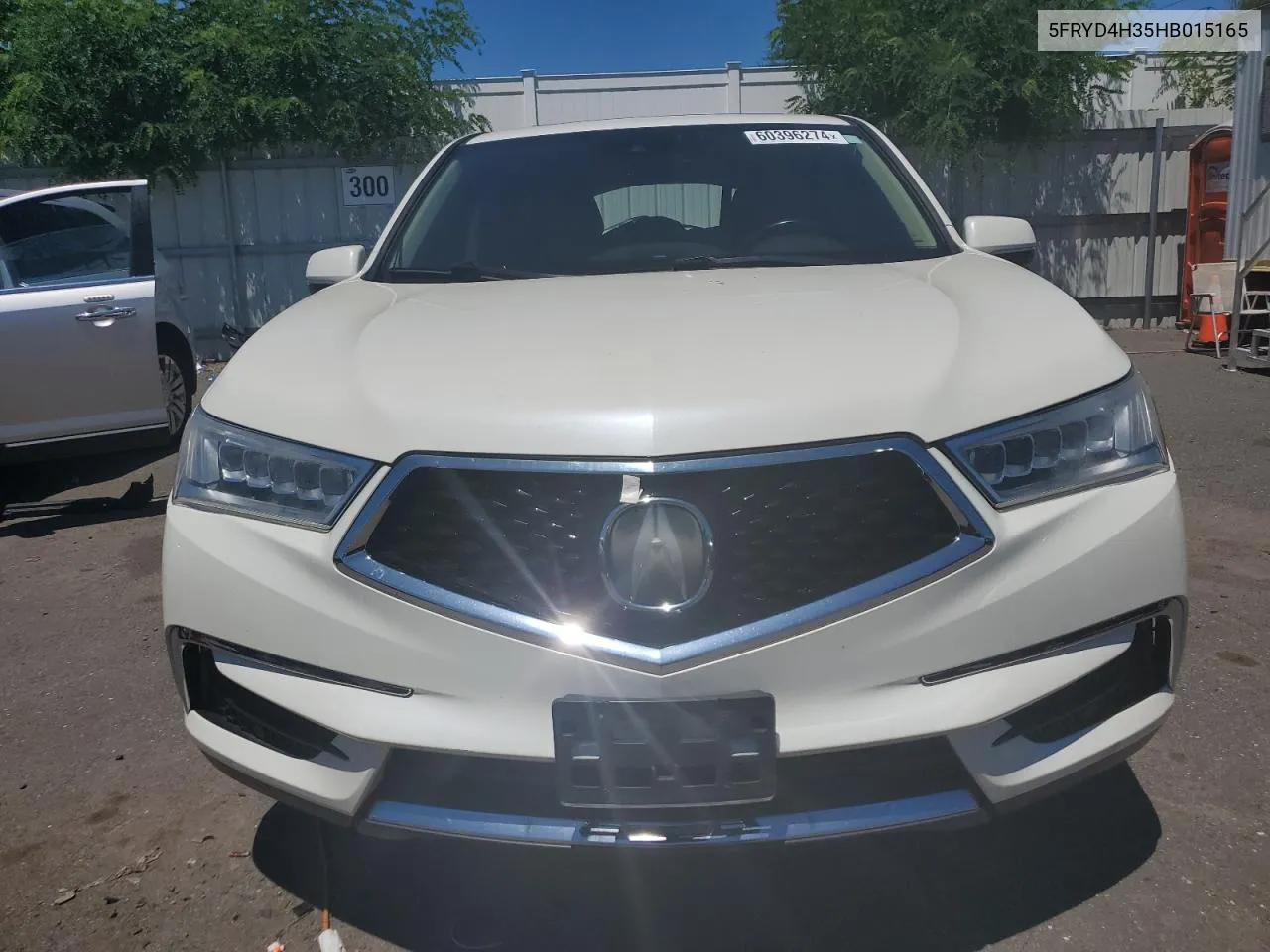 2017 Acura Mdx VIN: 5FRYD4H35HB015165 Lot: 60396274