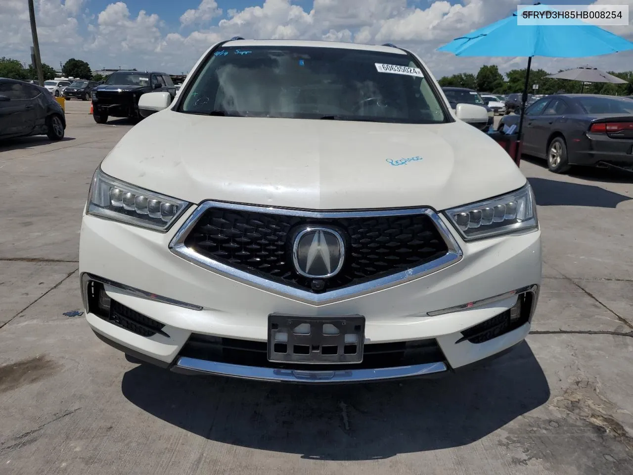 5FRYD3H85HB008254 2017 Acura Mdx Advance