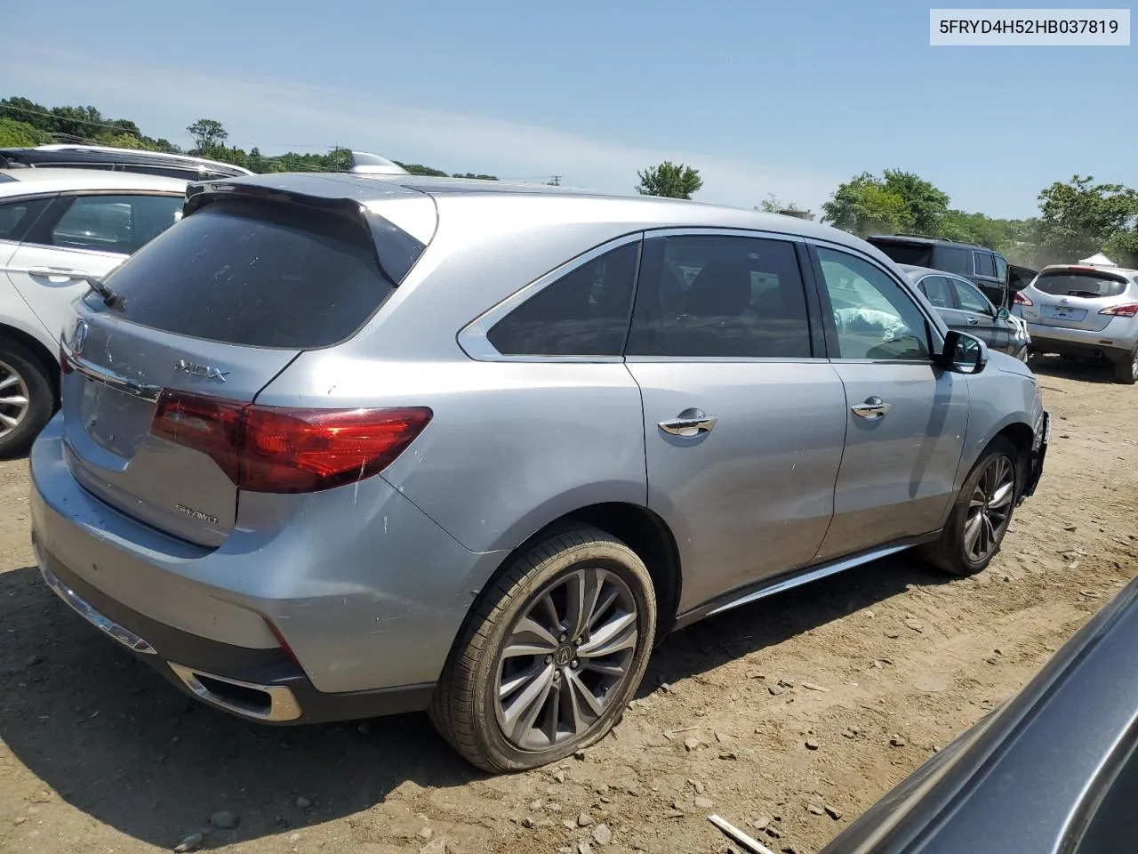 5FRYD4H52HB037819 2017 Acura Mdx Technology