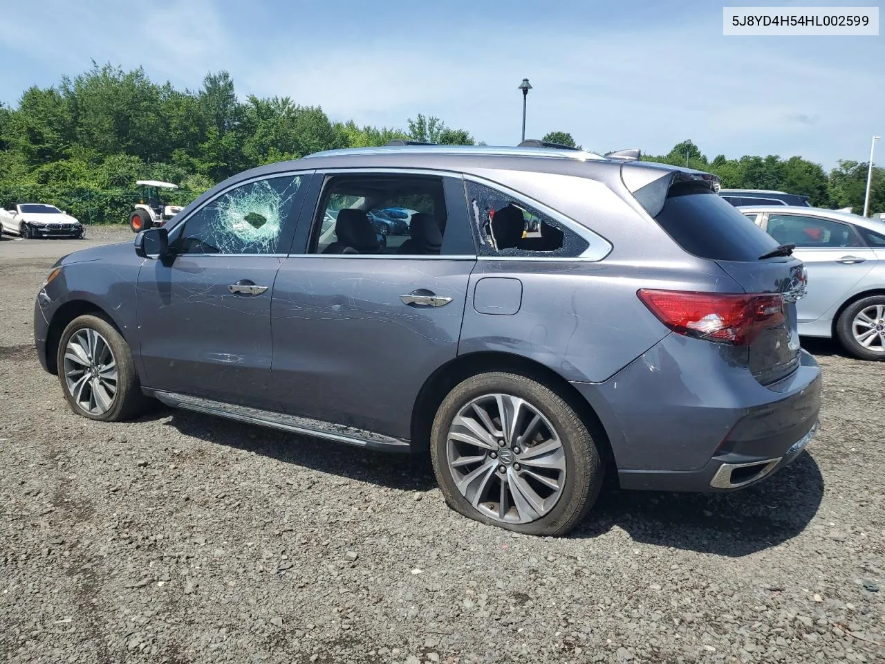 2017 Acura Mdx Technology VIN: 5J8YD4H54HL002599 Lot: 62610204