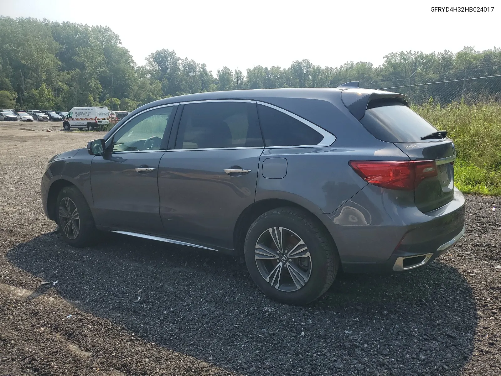 2017 Acura Mdx VIN: 5FRYD4H32HB024017 Lot: 62640564