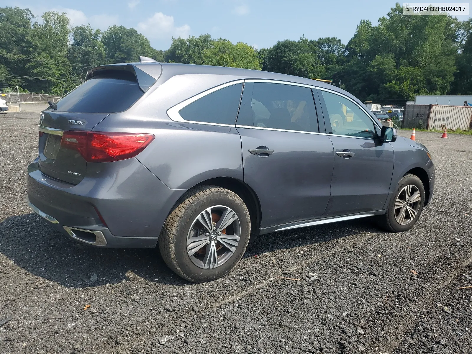 2017 Acura Mdx VIN: 5FRYD4H32HB024017 Lot: 62640564