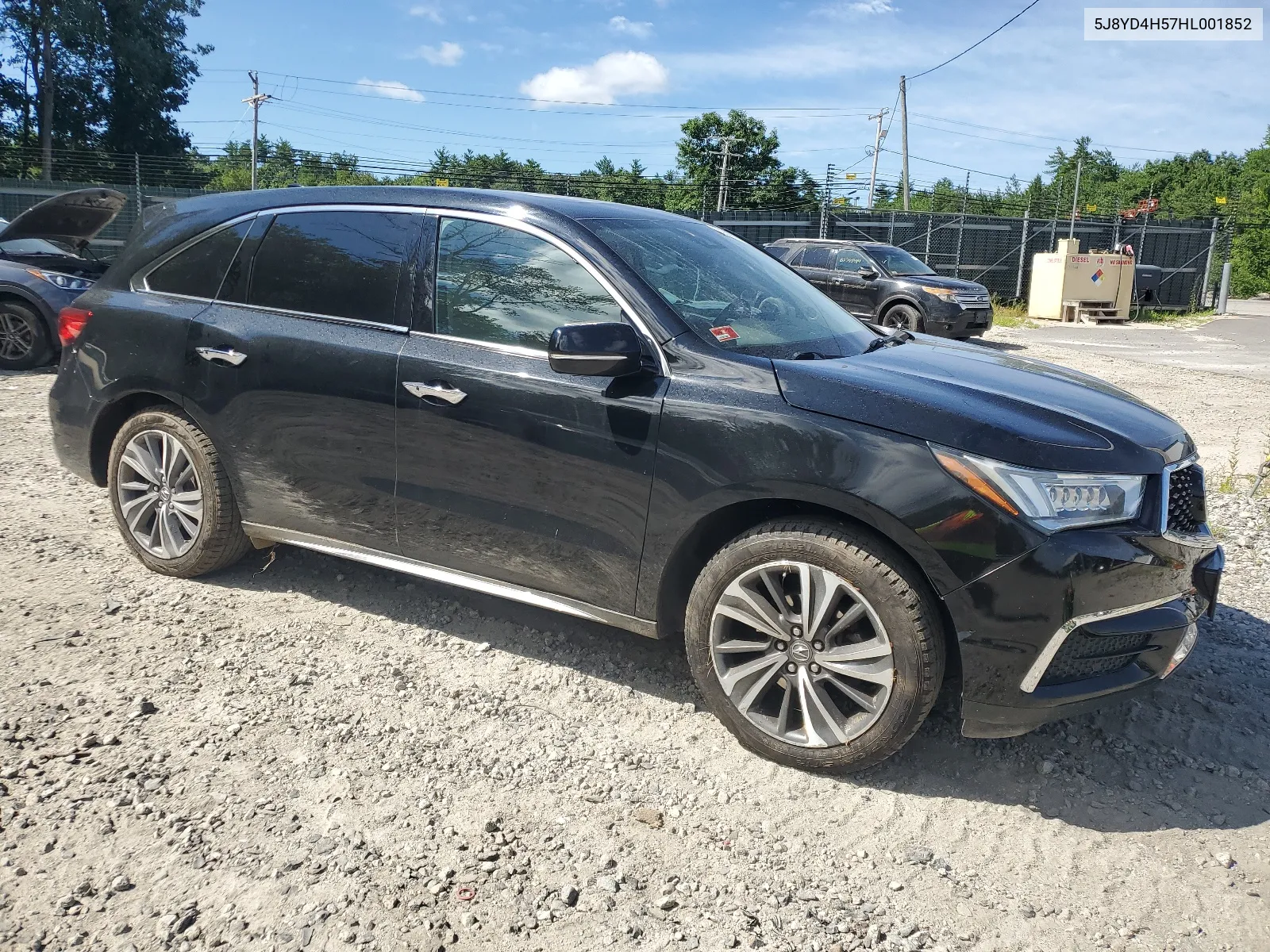 2017 Acura Mdx Technology VIN: 5J8YD4H57HL001852 Lot: 62889324