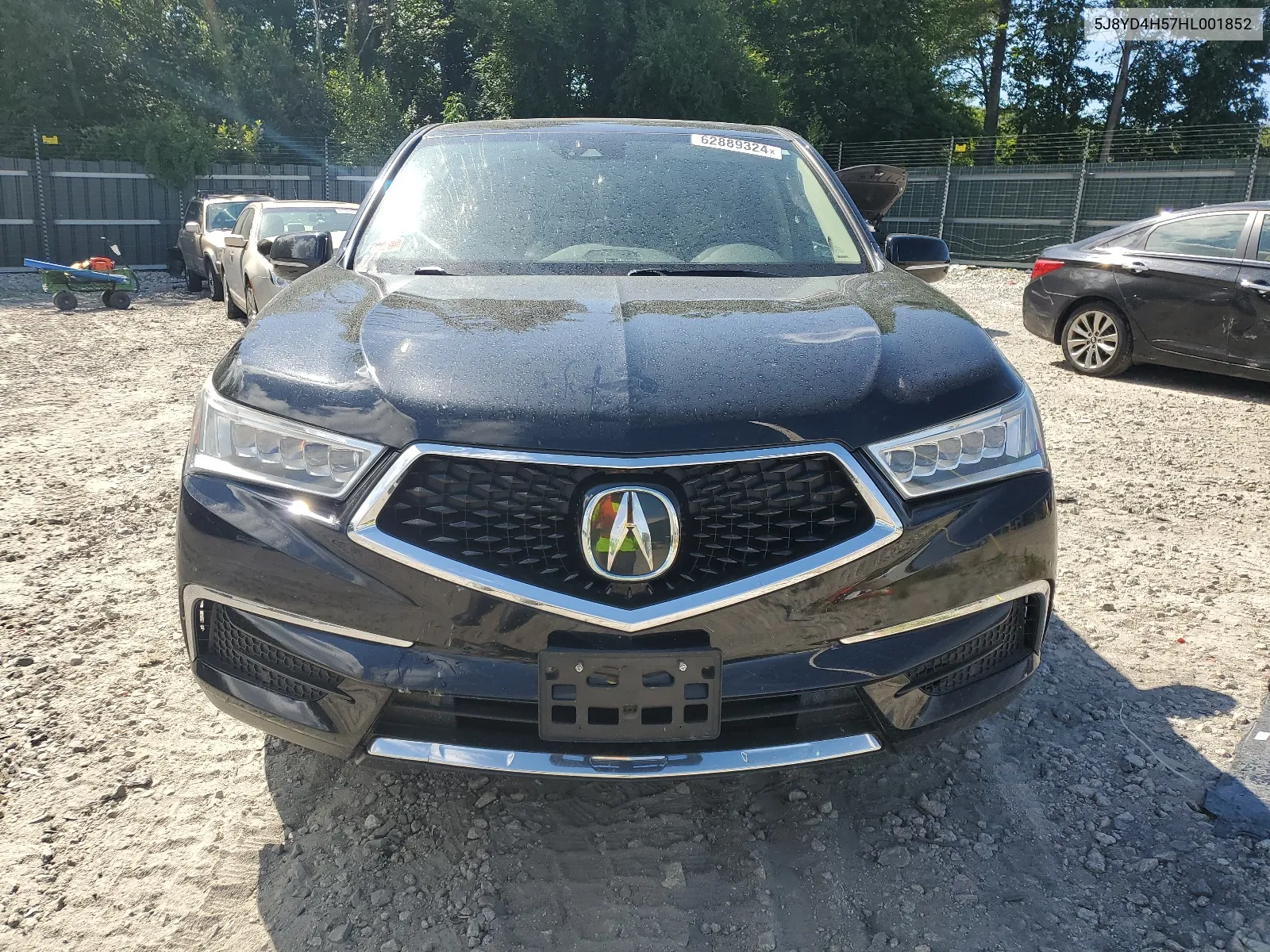 2017 Acura Mdx Technology VIN: 5J8YD4H57HL001852 Lot: 62889324