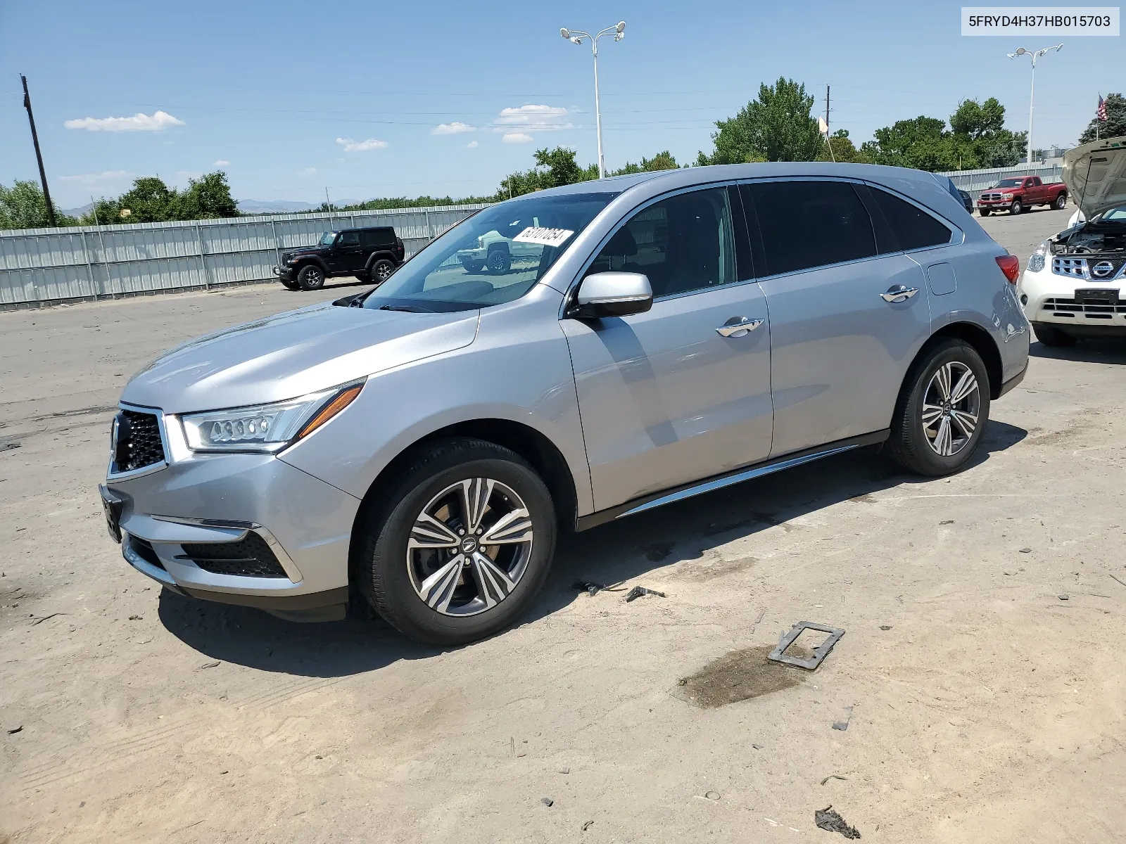 5FRYD4H37HB015703 2017 Acura Mdx