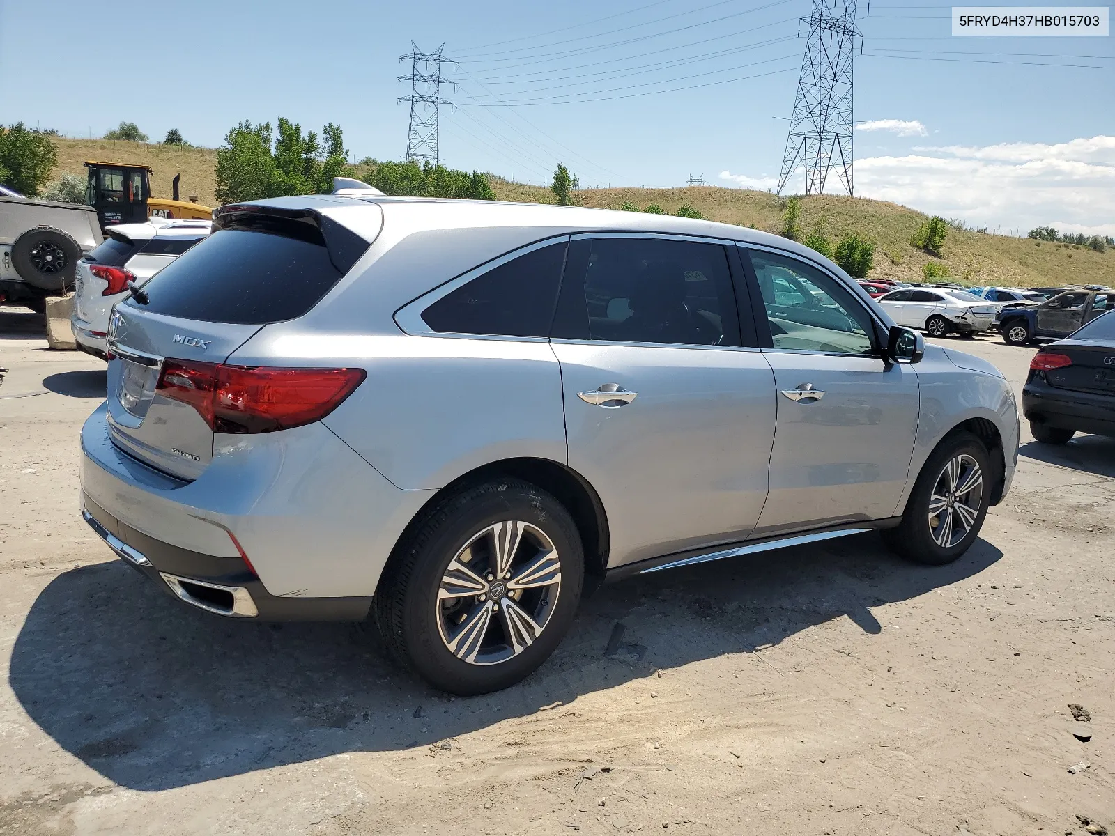 2017 Acura Mdx VIN: 5FRYD4H37HB015703 Lot: 63107054