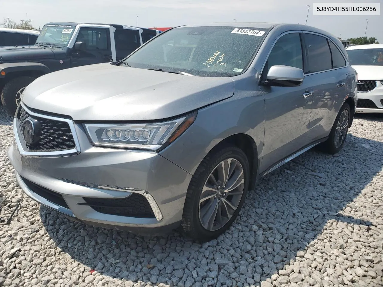 2017 Acura Mdx Technology VIN: 5J8YD4H55HL006256 Lot: 63802764