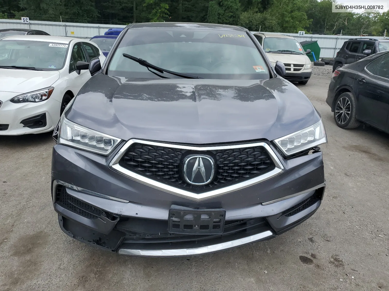 5J8YD4H35HL008782 2017 Acura Mdx