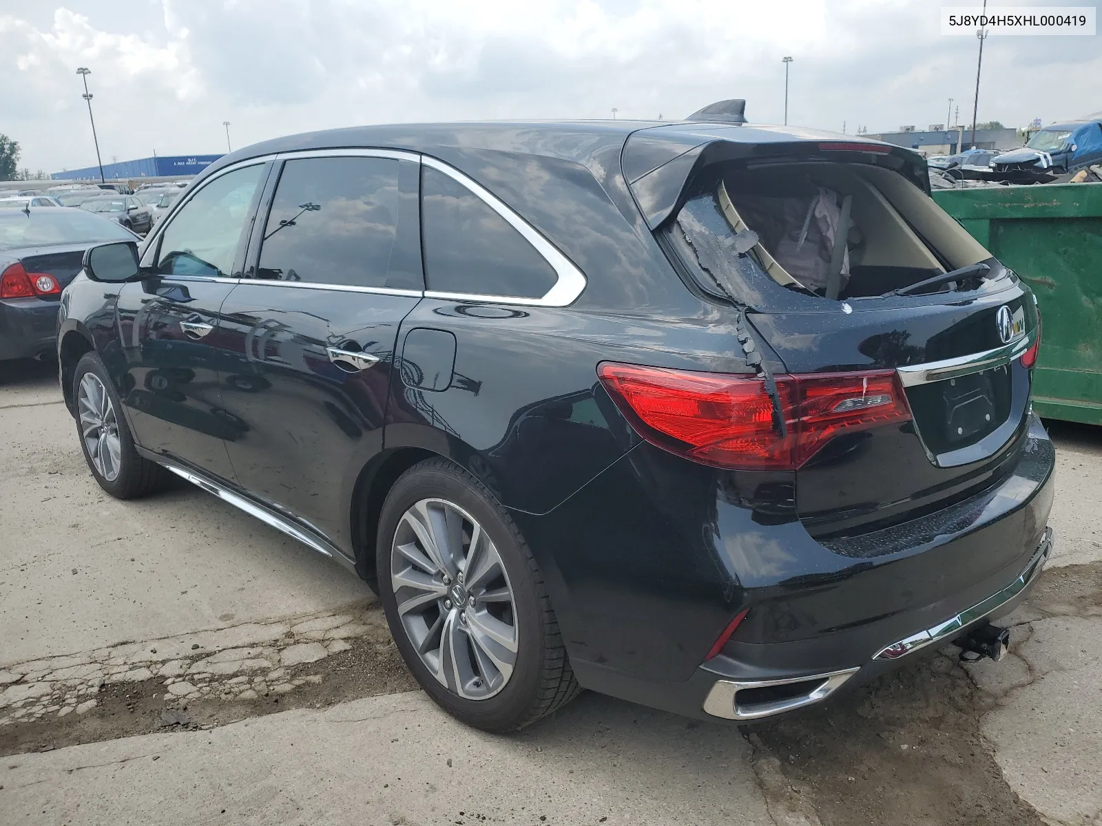 5J8YD4H5XHL000419 2017 Acura Mdx Technology