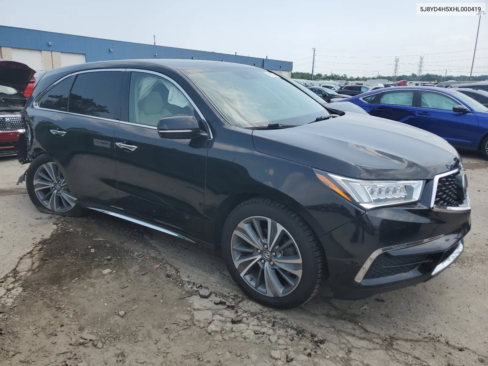 2017 Acura Mdx Technology VIN: 5J8YD4H5XHL000419 Lot: 64265224