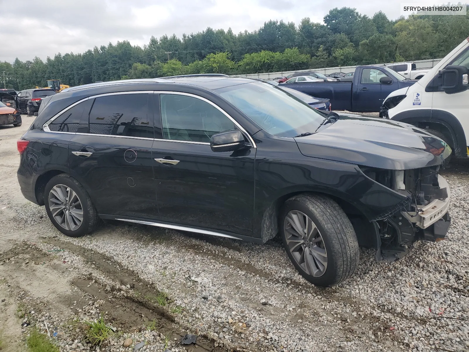 2017 Acura Mdx Advance VIN: 5FRYD4H81HB004207 Lot: 66562714