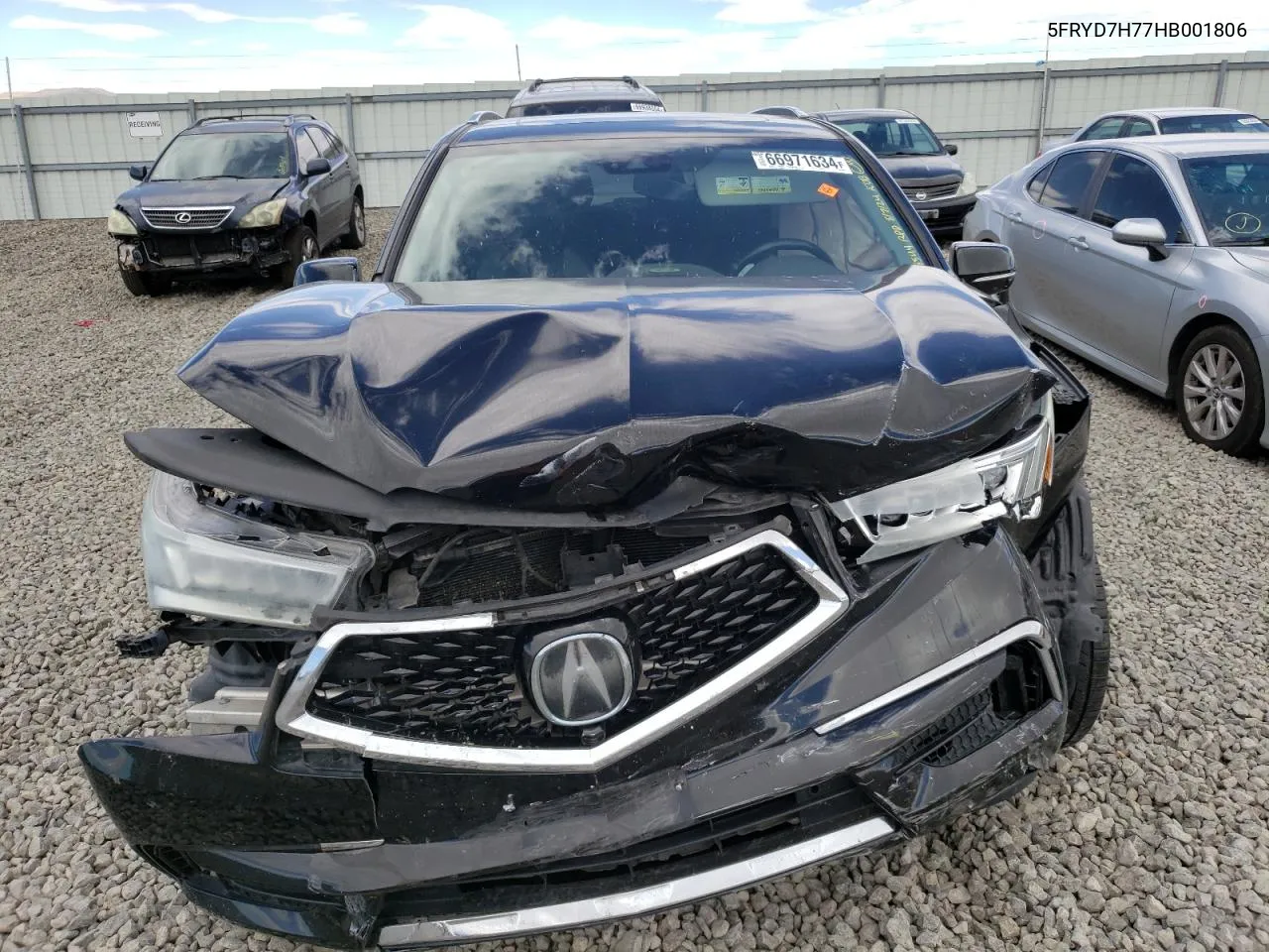 5FRYD7H77HB001806 2017 Acura Mdx Sport Hybrid Advance