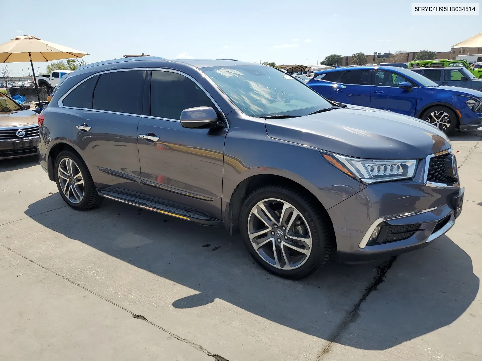 5FRYD4H95HB034514 2017 Acura Mdx Advance