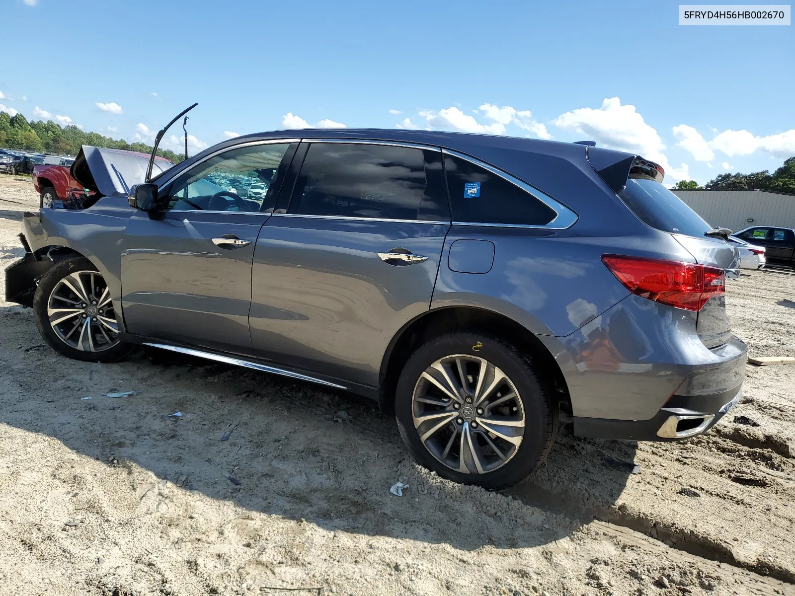 2017 Acura Mdx Technology VIN: 5FRYD4H56HB002670 Lot: 67831754