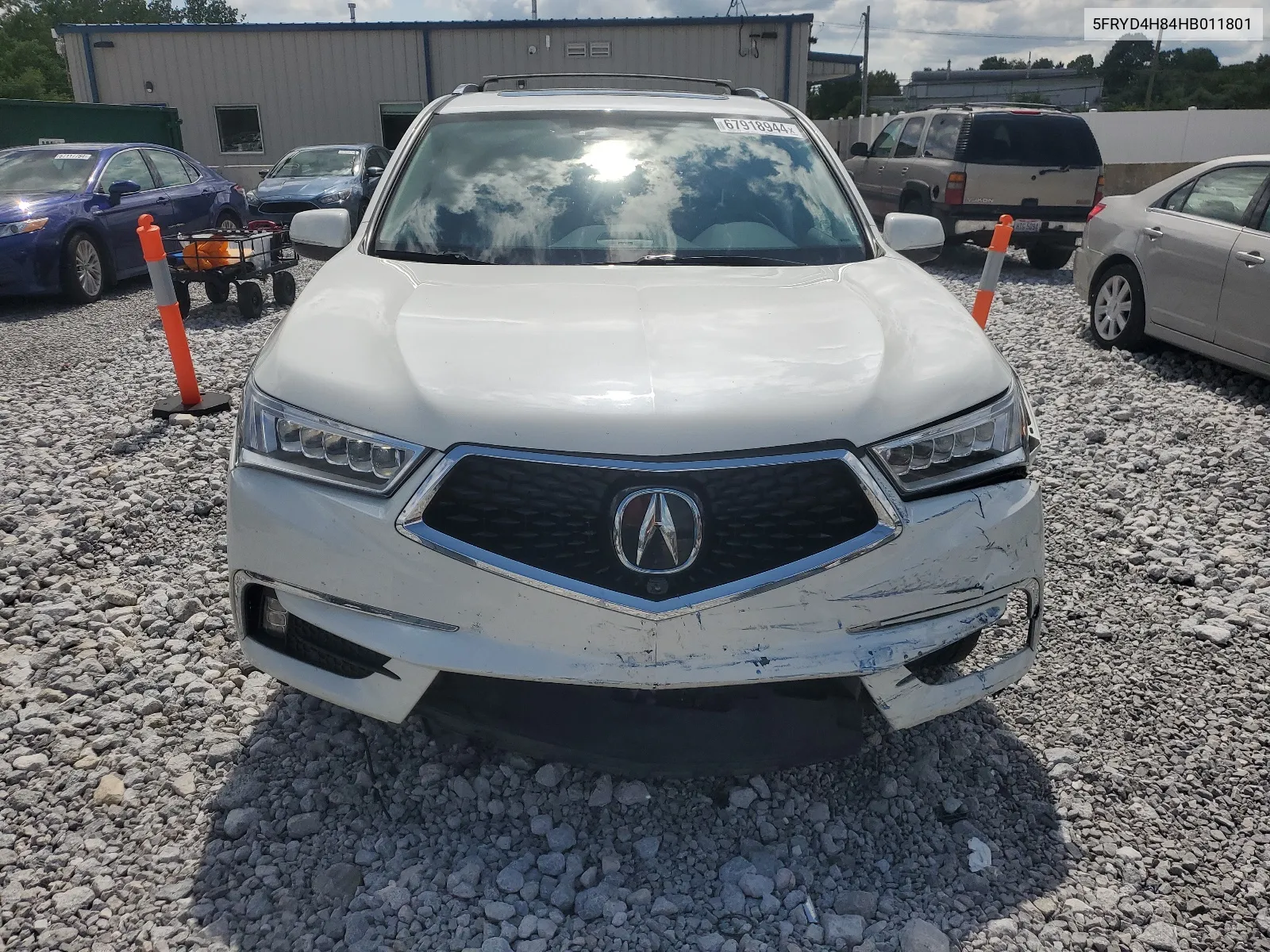 2017 Acura Mdx Advance VIN: 5FRYD4H84HB011801 Lot: 67918944