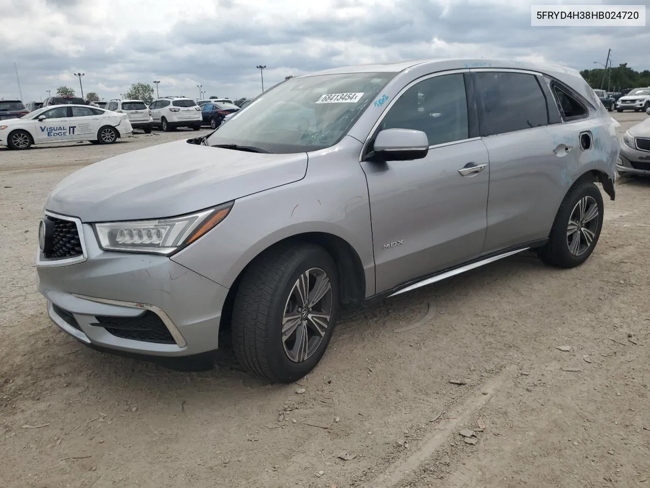 2017 Acura Mdx VIN: 5FRYD4H38HB024720 Lot: 68413454