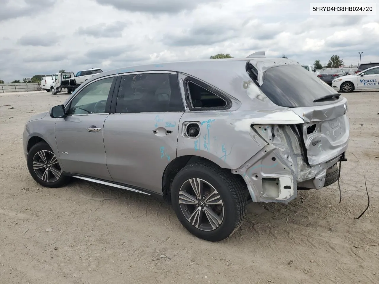 2017 Acura Mdx VIN: 5FRYD4H38HB024720 Lot: 68413454