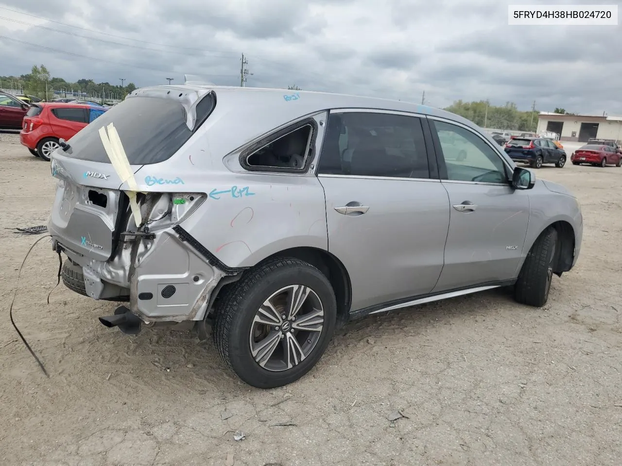 2017 Acura Mdx VIN: 5FRYD4H38HB024720 Lot: 68413454