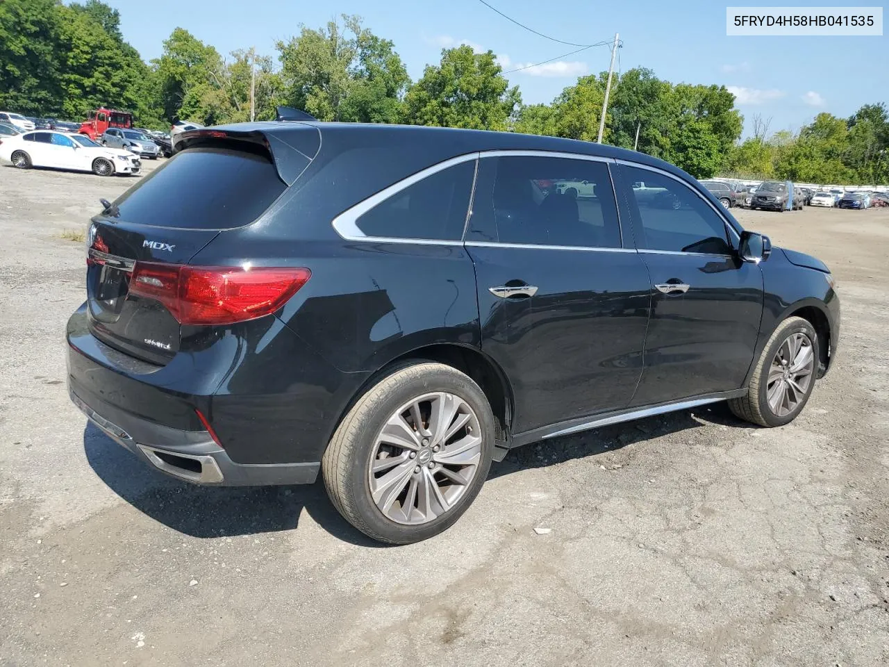 2017 Acura Mdx Technology VIN: 5FRYD4H58HB041535 Lot: 68700524